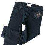 NWT Mother Superior Scrapper Cuff Ankle Fray in Who's Sorry Now Crop Jeans 29 Black Photo 2
