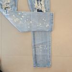KDNK Distressed Light Wash Skinny Jeans Blue Size 31 Photo 2