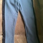 J.Crew GiGi Pants Black Skinny Black Velvet Stripe On Side Zip In Back Sz 00 Photo 0