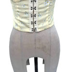 Princess Polly  Allyson Corset Top Puff Sleeve Yellow Floral Size US‎ 4 Photo 5