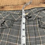 Free People  | Women's Preppy Black Brown Molly Plaid Slim Trouser Pant Sz 6 Photo 5