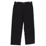 American Giant Women's Wide Leg Pant Size 10 Made In USA Black Photo 1