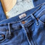 MOTHER The Insider Crop Step‎ Fray In Sweet And Sassy Jeans Size 26 Blue Photo 1
