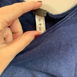 Free People We The Free Navy/Sky Blue Dip Dye Long Sleeve Top Photo 4