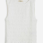 Madewell  Smocked Boatneck Tank Photo 0