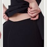Spanx  Get Moving Square Neck Mini Dress Large Black Athletic Sporty Chic Tennis Photo 5
