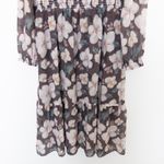 Mad About Style Jilly Box Womens‎ Dress Size L Brown Floral Tiered Boho Cottage Size L Photo 2
