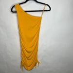 BB Dakota NWT  Ruch Into Love Ribbed Dress Tangerine Medium Photo 6