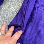 Vintage Objects Gold Silk Tracksuit Purple Medium Photo 2