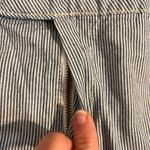 Levi's  High Waist Striped Shorts Sz 16 plus Blue White summer casual stripes Photo 4