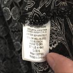 Umgee black & white tunic/mini dress size small Photo 6