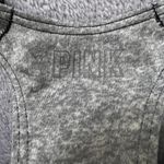 PINK Active Sports Bra Medium M Gray Black‎ Racerback Padded High Support Gym Photo 4