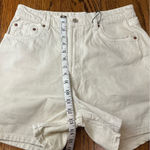 ZARA  Cream Jean Shorts NWT Photo 2