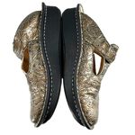 Alegria ALG-511 Lite Pewter Embossed Leather Clogs Comfort Backless 39 8.5/9 Photo 3