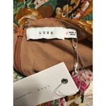 Lush Clothing Lush Open Back Ruched Sheath Flora Minil Dress Mock Tie Neck Size Small NWT Photo 5