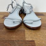 J. McLaughlin  Womens‎ Sandals 8.5 Blue Strappy Kitten Heel NEW Reptile Heel Solid Photo 6