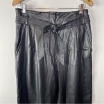 Dynamite  Faux Leather Paperbag Pants Size 8 Photo 3