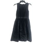 Anthropologie ✨ Wendy Katlen Black Polkadot Bow Sz 2 Dress✨ Photo 6