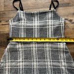 Urban Outfitters  White/Grey Plaid Tweed Style Mini Dress Size Medium Photo 3