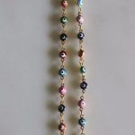 Handmade Gold Multicolor Evil Eye Choker Photo 0