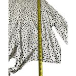 Lounge Beach Lunge White & Black Tie Front Women's Blouse Size Medium | 35-12 Photo 5