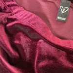 Windsor  Lustrous Velvet Dress Deep Red Off Shoulder M Photo 9