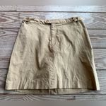 Ralph Lauren Vintage polo sport Tan Button-Detail Skirt size 12 Photo 0