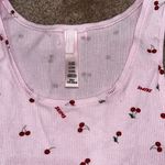 SKIMS Pink Limited Edition Ribbed Cherry Print Set Lana Del Ray Valentine Photo 7