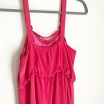 Tibi NY smoked silk pink mini dress Photo 5