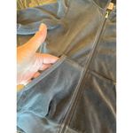 Juicy Couture Terry Cloth Tracksuit Jacket Women M Top Gray Y2K Grunge Hooded Photo 8