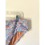 J.Crew  Floral Full Coverage Bathing Suit Bottom Blue White Size 2X Plus NEW Photo 4