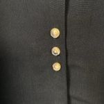 Orvis ‎ Ladies Button Front Blouse Black Size Large Tunic Minimalist Classic Photo 2