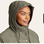 Eddie Bauer Green Sprig Women's Port Townsend Waterproof Rain Jacket Outdoor XL Photo 8