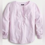 J.Crew NWT Lavender Pastel Speckled Open V-neck Donegal Flannel Shirt Size XS Photo 2