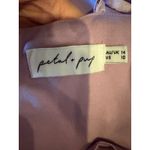 Petal and Pup  Dress Women 10 Purple Asymmetric Zahra Midi Slit Preppy Party Photo 8