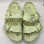Birkenstock Sandals Arizona Green/Yellow EVA EU 37 US W6 M4 Photo 2