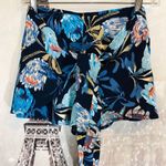 Gypsies & Moondust  Blue Floral Shorts Size Medium Photo 0