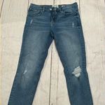 Kensie  the ultimate high rise distressed blue jeans Photo 0