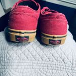 Vans Off the Wall Maroon Unisex TB4R Skater Shoes Size 8.5 Womens EUC Photo 3