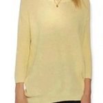 Wilfred Scoop Neck Knit Pullover Balzac Sweater Yellow Artizia Wool Size XS Photo 0