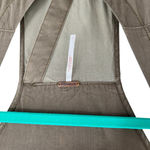 Free People Free‎ People Roaring Rayon Utilitarian jumpsuit Olive Green Drawstring Size 4 Photo 12