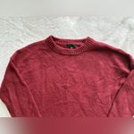 J.Crew  Women’s Wool Blend Crewneck Sweater Red Christmas Holidays - Medium Photo 1
