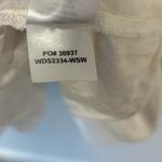 Faherty  Annabelle White Organic Cotton Flax Dress Peasant Cottagecore Costal Photo 13