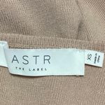 ASTR The Label Women's Beige Nude Knit Long Sleeve Cutout Bodysuit Top Size XS Photo 3