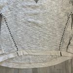 Lucky Lotus Sweater Beige metallic Knit Pullover Embellished Studded Ladies Sz L Gold Size L Photo 9