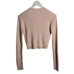 Brandy Melville John Galt Brett Sweater Women S Light Pink Ribber Cotton Blend Photo 1