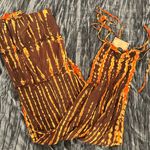 Kathmandu Imports Brown and Orange Women's Maxi Dress One size fits S-L Photo 0