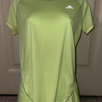 Adidas Climalite Women's Yellow Short Sleeve Workout Tee Photo 0