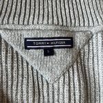 Tommy Hilfiger Gray Heavy Cable Knit Cardigan Size Small Photo 4