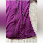 Athleta  Women’s Twist‎ Wrap Pullover Hooded Athletic Top Purple Size Small Photo 2